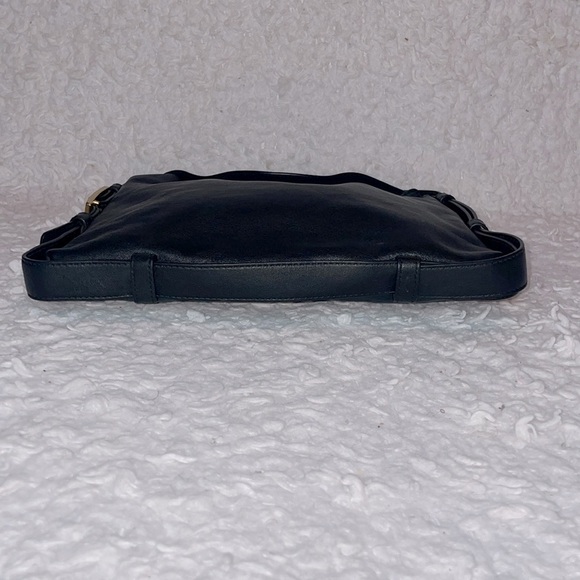 Bottega Veneta Leather Cradle Flap Small Shoulder Hand Bag Purse in Black - Picture 13 of 17